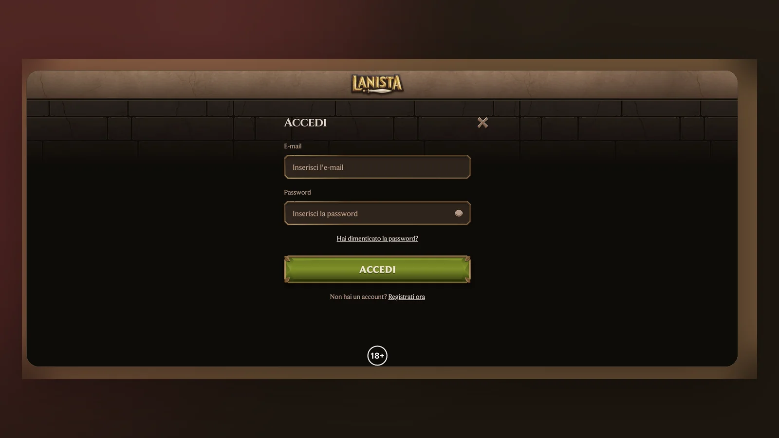 Lanista login